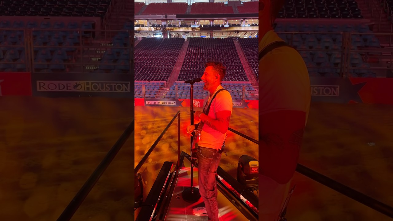 Soundcheck at the Houston Rodeo hits different&hellip; #houstonrodeo #hlsr