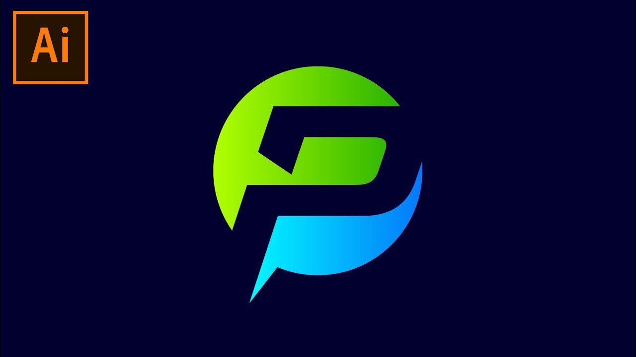 Letter P Logo Design  - Adobe Illustrator Logo Design Tutorial