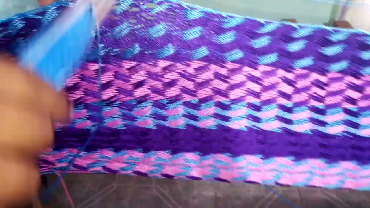 Petatillo texturizado, una gran idea para una hamaca. compartelo como apoyo al taller