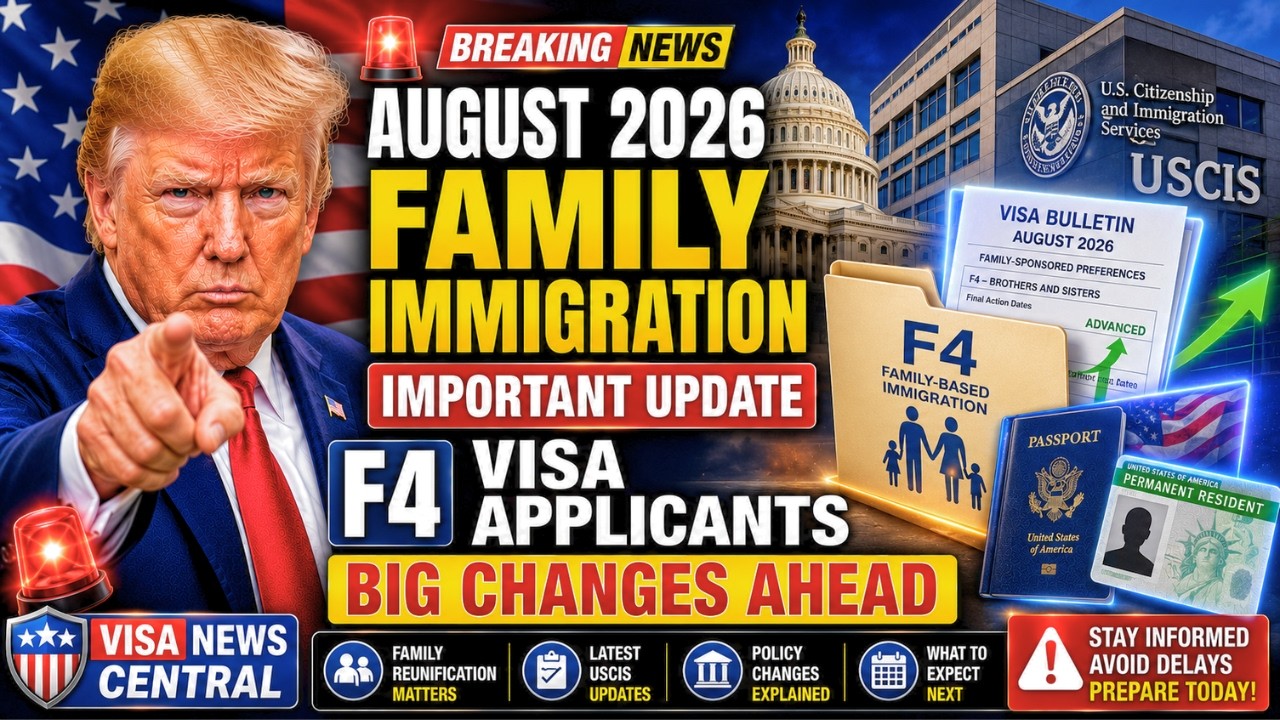 August 2026 Family Immigration Update  Important Changes for F4 Applicants