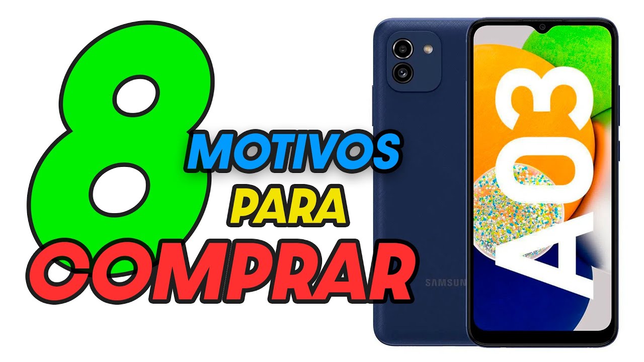 Samsung Galaxy A03 64GB | 8 Motivos para comprar. Galaxy A03 é bom? Galaxy A03 vale a pena?