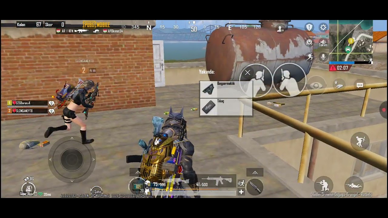 M249 ve m416 ile win almaya çalışıyoruz