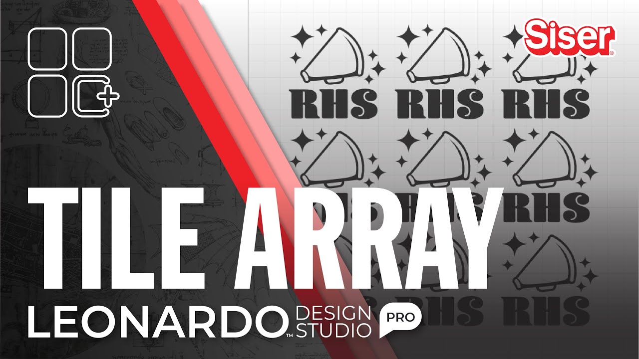 Speed Up Your Business Production with the Tile Array Tool in Leonardo&reg; Design Studio Pro!