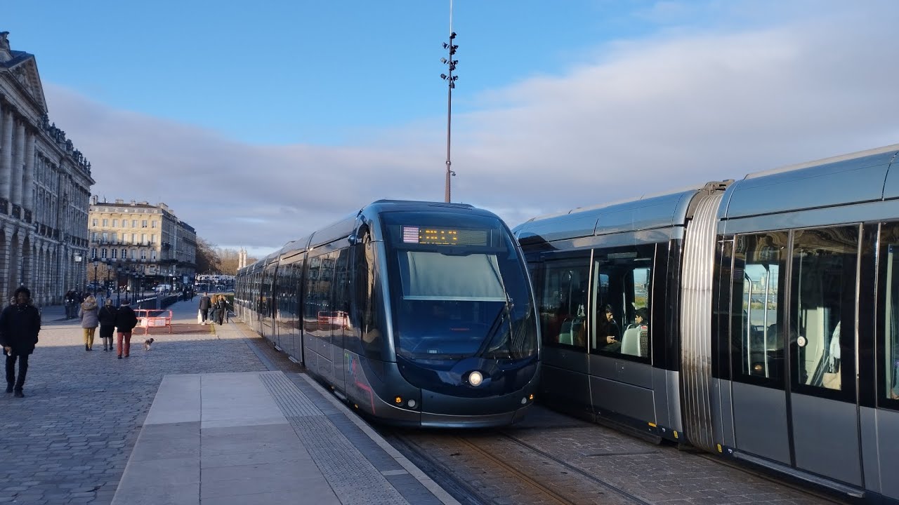 (Bordeaux) покатушки на трамвае Alstom Citadis 402 №1848