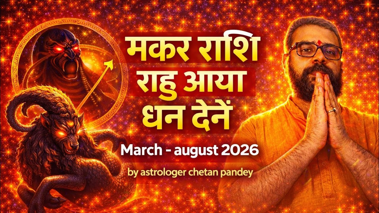 मकर राशि (Capricorn) || March - august 2026|| rahu aya dhan dena 