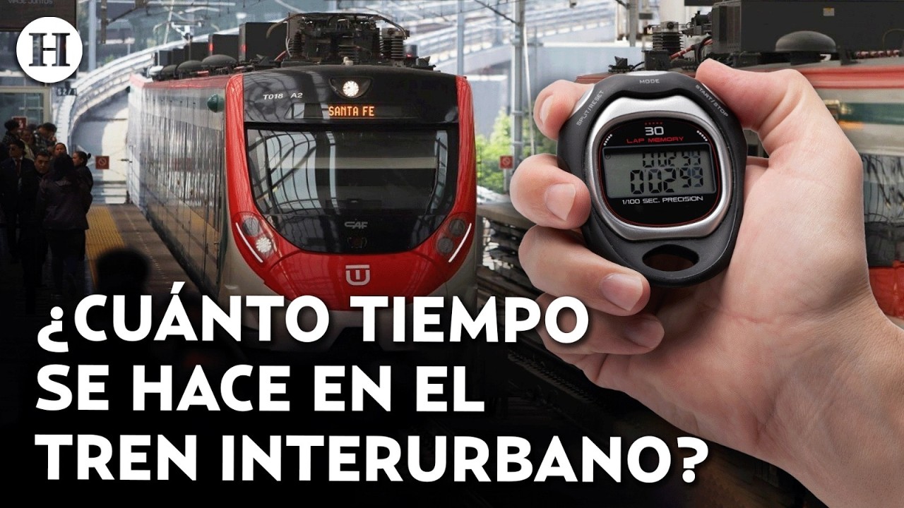 ¡De 2 horas a 50 minutos! Así de rápidos son los traslados del Tren Interurbano