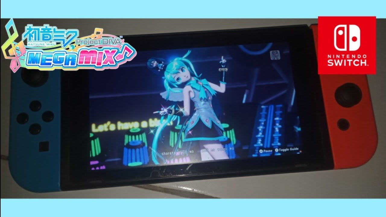 Future Tone Visual On Projects Diva MEGAmix Nintendo switch MOD
