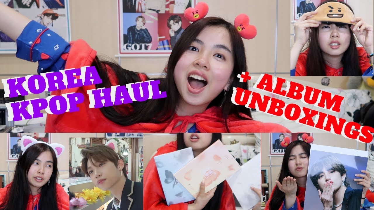 Korea KPOP HAUL + Album Unboxing  (BT21, BTS, Stray Kids, EXO)| SlytheReine