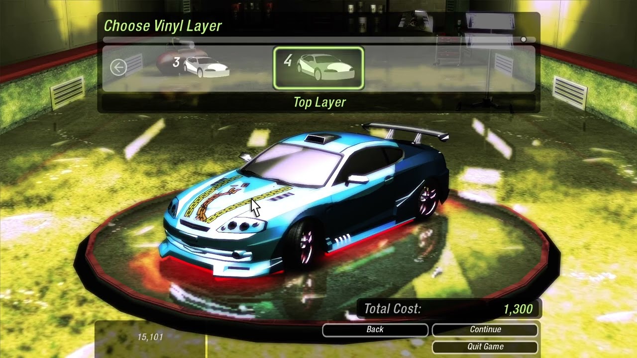 NFS Underground 2 with Mods - New Color and Modifications