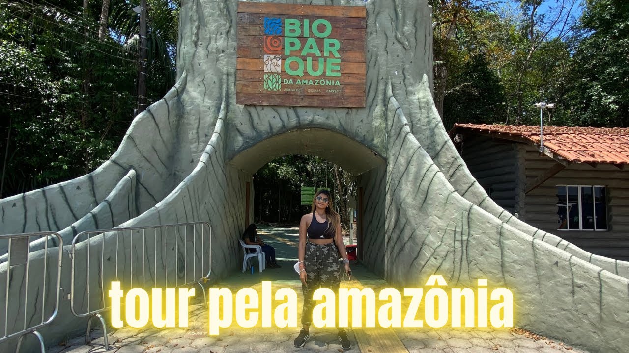 Tour pelo bioparque da AMAZÔNIA andei na tirolesa no meio do rio seco e mostrei casas no MEIO do rio