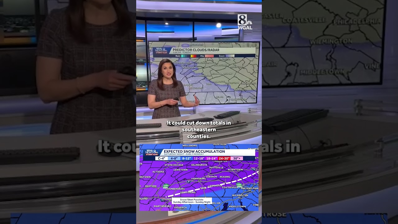 Big snowstorm headed for Pa. | Latest snowfall accumulation map