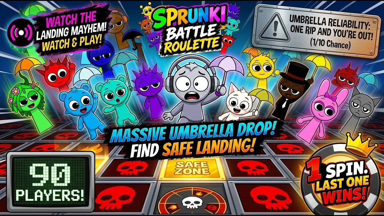 AY in Roulette of Trapdoors! Sprunkies AY in Tick Drop! AY in Fall n' Collect! #incredibox