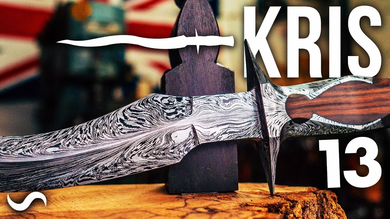 KRIS BLADE DAMASCUS DAGGER!!! Part 13 (FINISHED!!!)
