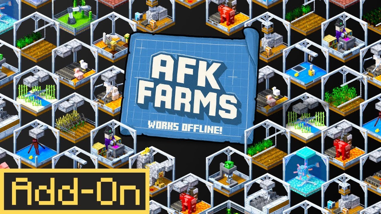 AFK Farms Дополнение | Майнкрафт Рынок | Демонстрация