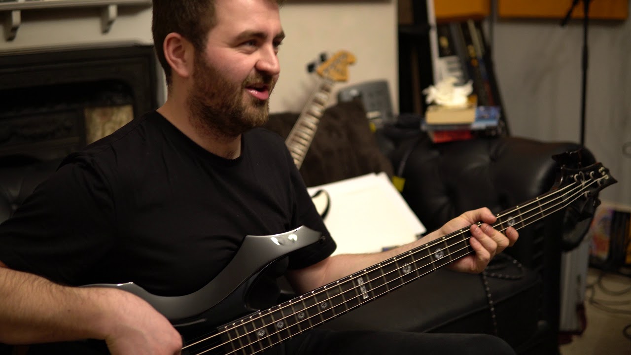 Tom Araya Slayer ESP Kiso Custom Shop signature bass play demo by Mike Prince