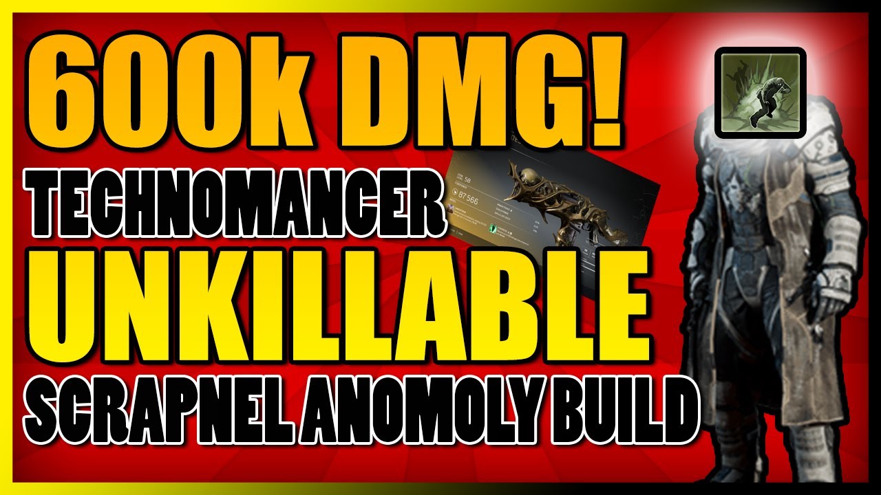 Outriders T15 Technomancer | Scrapnel 600k Anomoly Build!