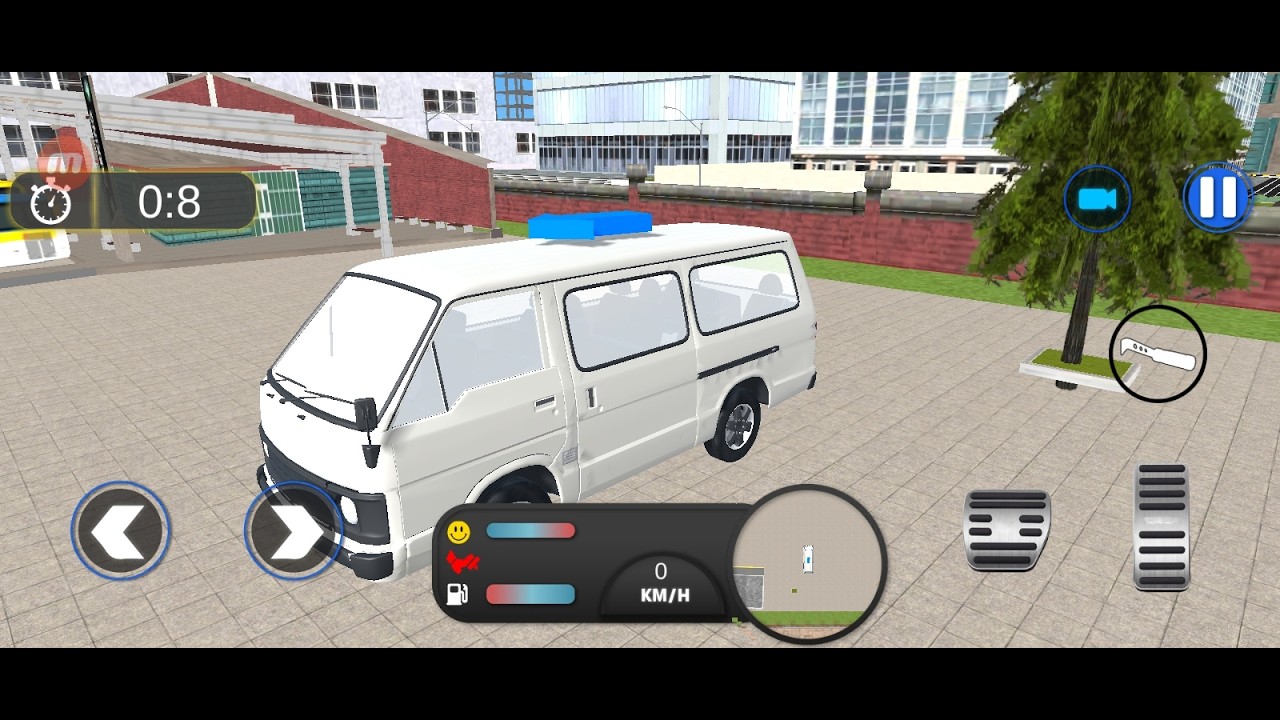 Driving Toyota Hiace in US Van Simulator Minibus 3D | Android Gameplay