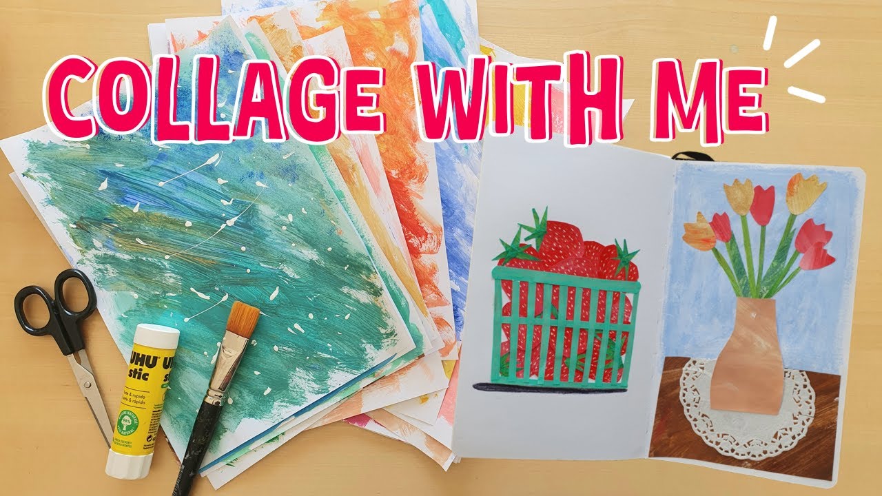 My Collage Process from Start to Finish – DIY Papers to Final Piece