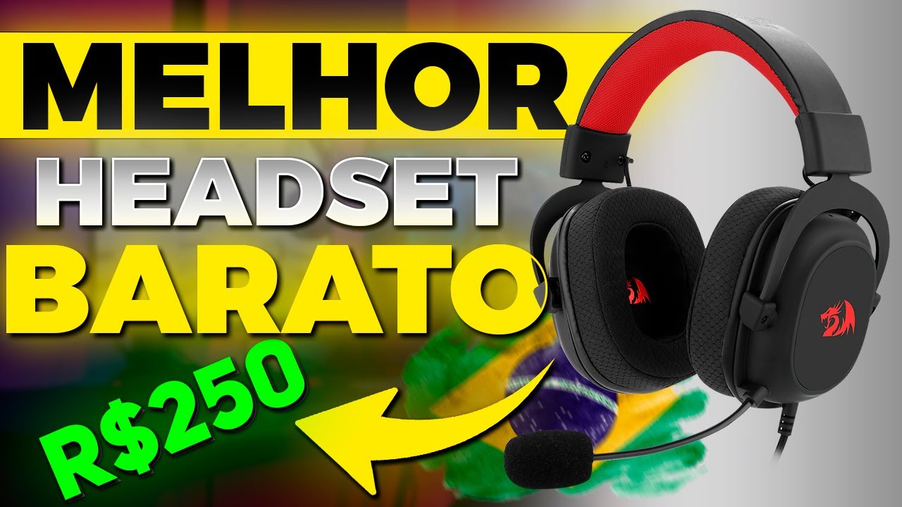 Redragon Hero - Um Ótimo Headset Gamer Custo Benefício Bom e Barato até R$250 (Análise e Review)