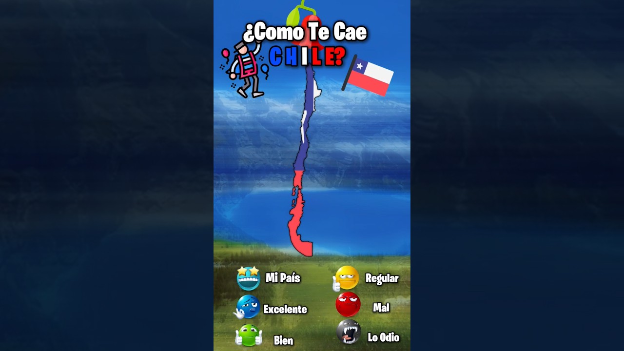 &iquest;Como Te Cae Chile?🇨🇱🤔 #chile #mapping #humor #funk #countryballs #geographythroughmaps #map