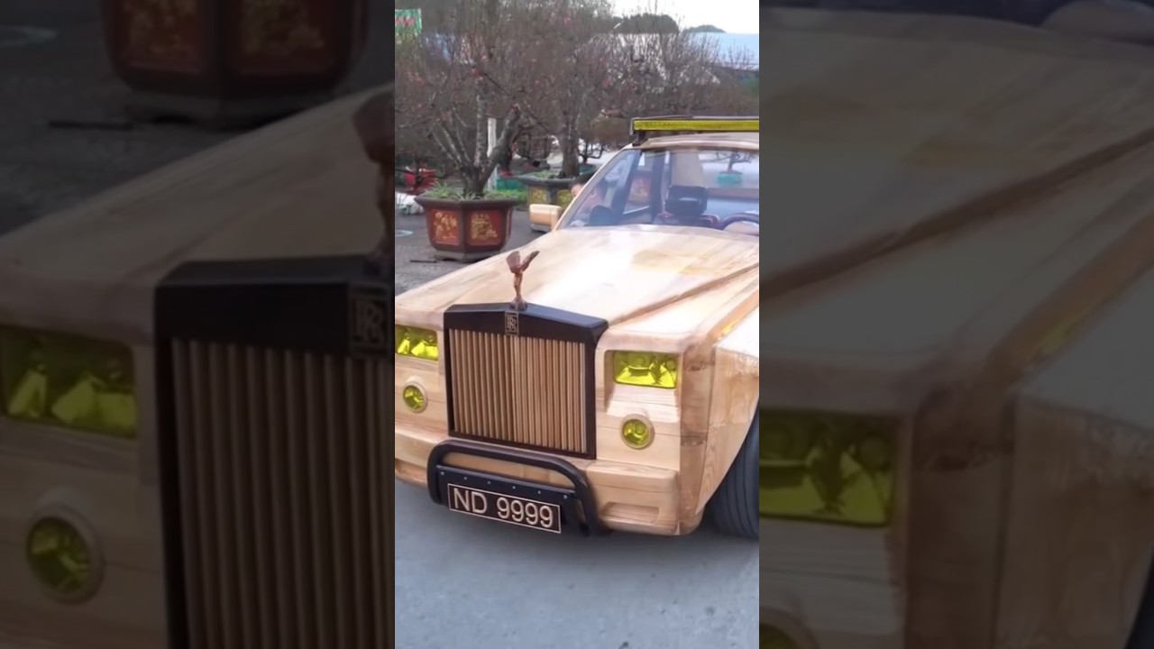 Make a Rolls Royce Car From Wood😯🤯 