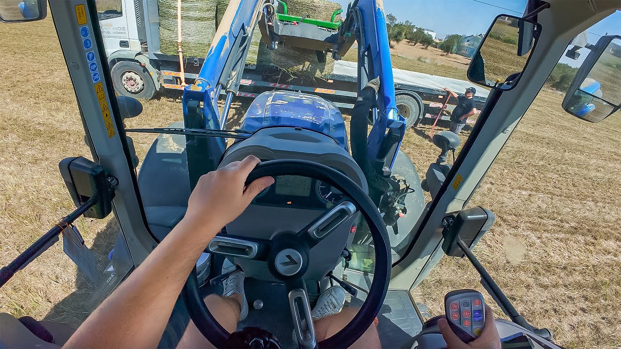 Front loader Work - Landini 6-145 RS