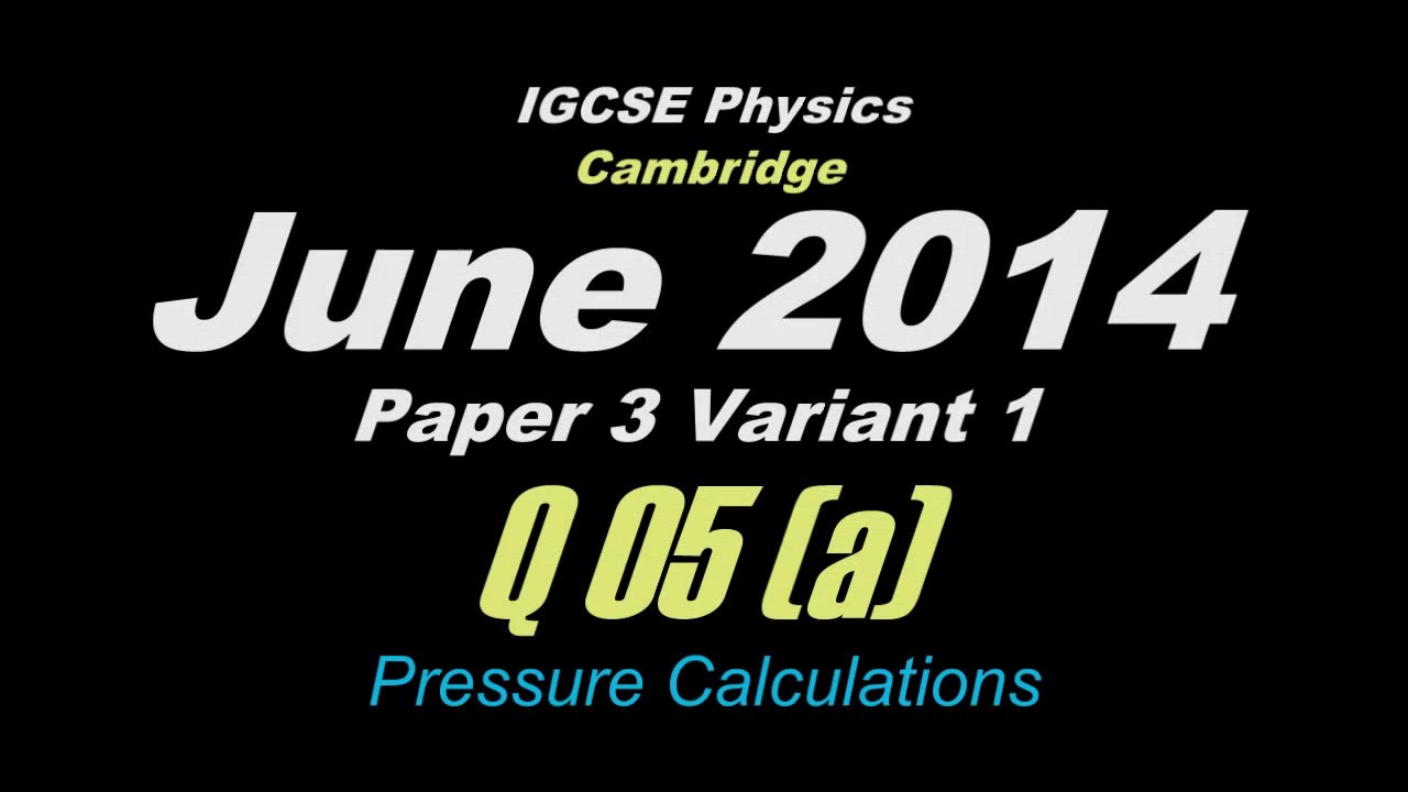 May/Jun 2014 Paper 3 Var 1 (Q05(a)) IGCSE Physics CIE 0625