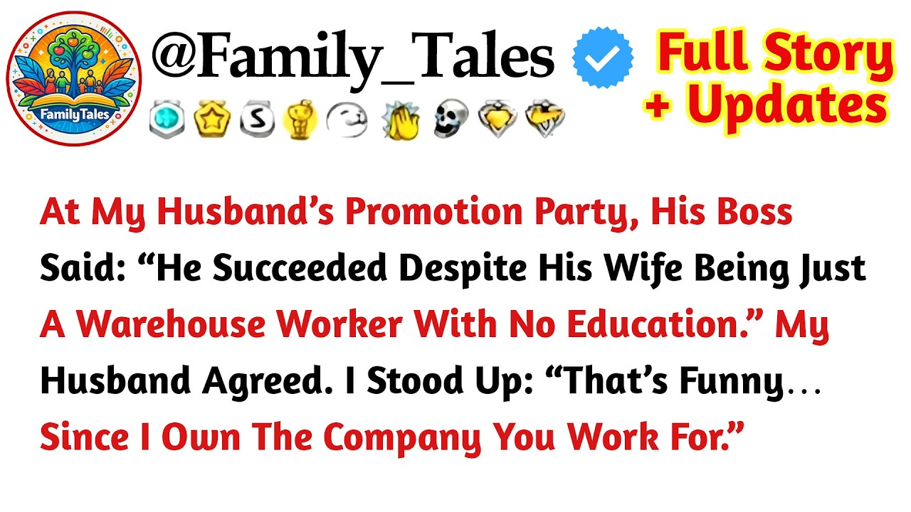 At My Husband’s Promotion Party, His Boss Mocked Me As “Just A Warehouse Worker With No Education.”
