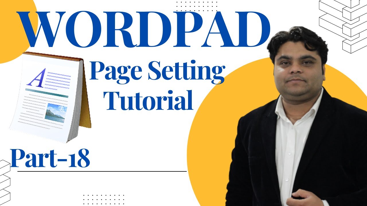 Page Setup and Print in wordpad tutorial  in hindi  part 18