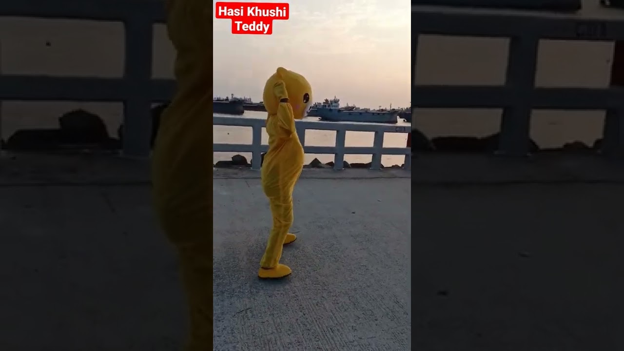 Hasi Khushi Teddy Bear Dance #shorts #teddy #teddybear #pranks #teddyprank #teddybeardance
