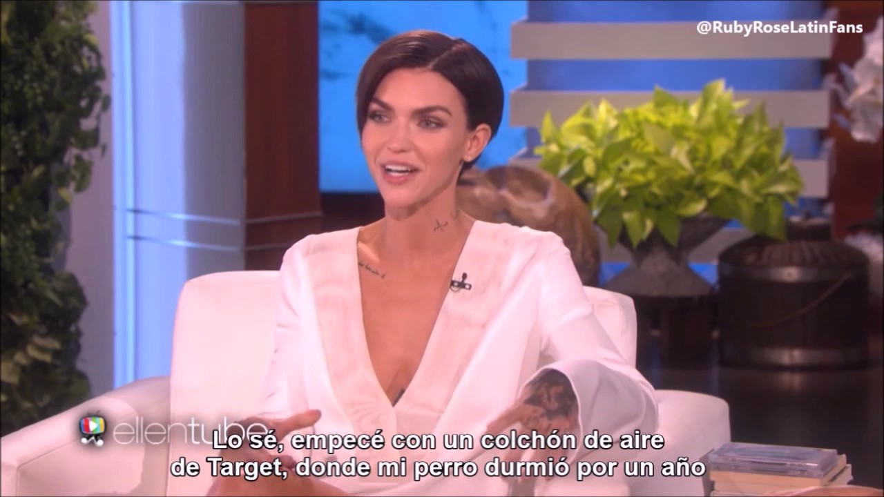 Ruby Rose en The Ellen Show (Subt&iacute;tulos en Espa&ntilde;ol)