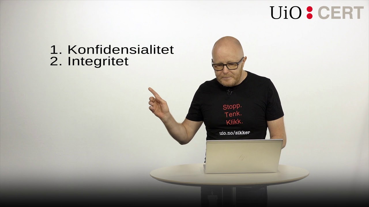 3: Introduksjon til informasjonssikkerhet