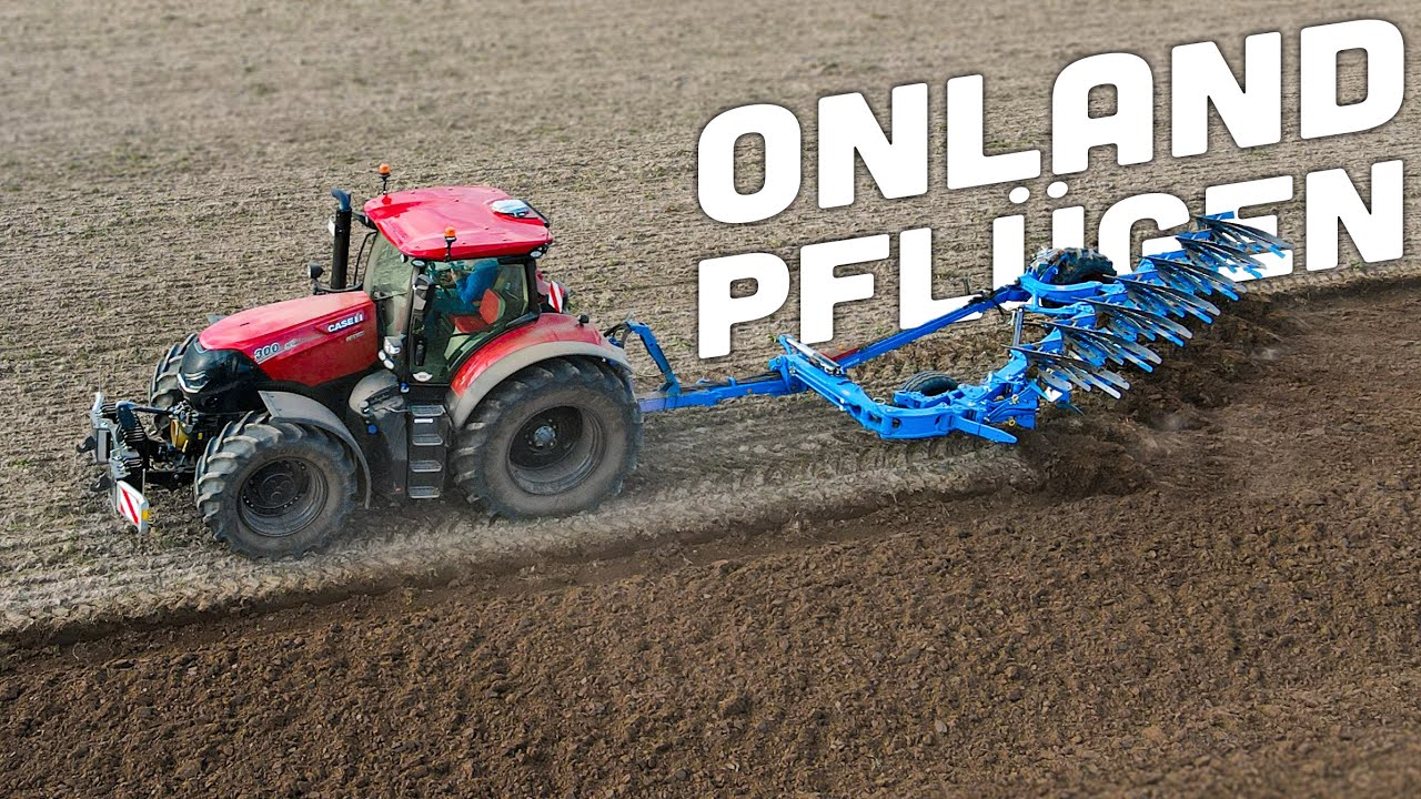 7-Schar Onland Pflügen‼️ | Let’s Drive Optum + Lemken Diamant!