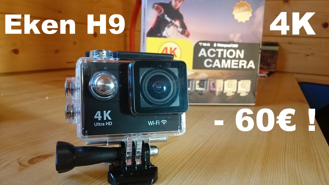 Eken H9 - Cam&eacute;ra sport 4K &agrave; -60&euro; ! UNBOXING - FR