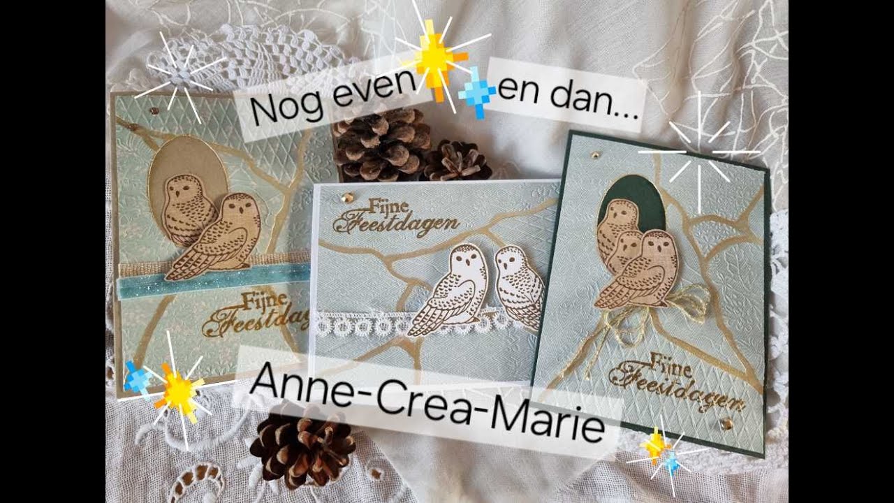 Kerstkaart uiltjes