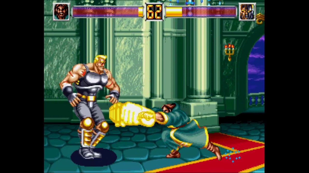Fighting Game Bosses 198. World Heroes 2: Jet - Zeus boss battle