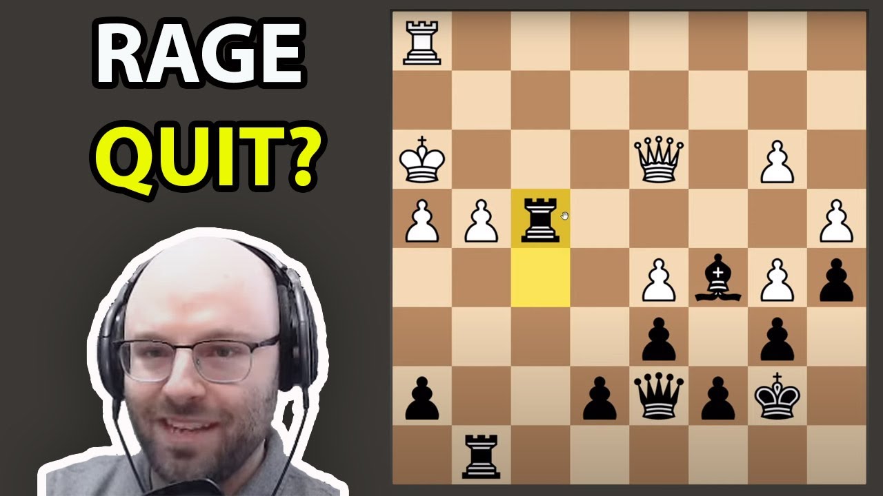 My opponent got so scared he logged off... (Chess)