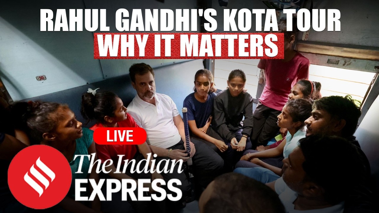 Rahul Gandhi's Kota Visit: Can Congress Win Over India's Youth Amid NEET Row? | LIVE
