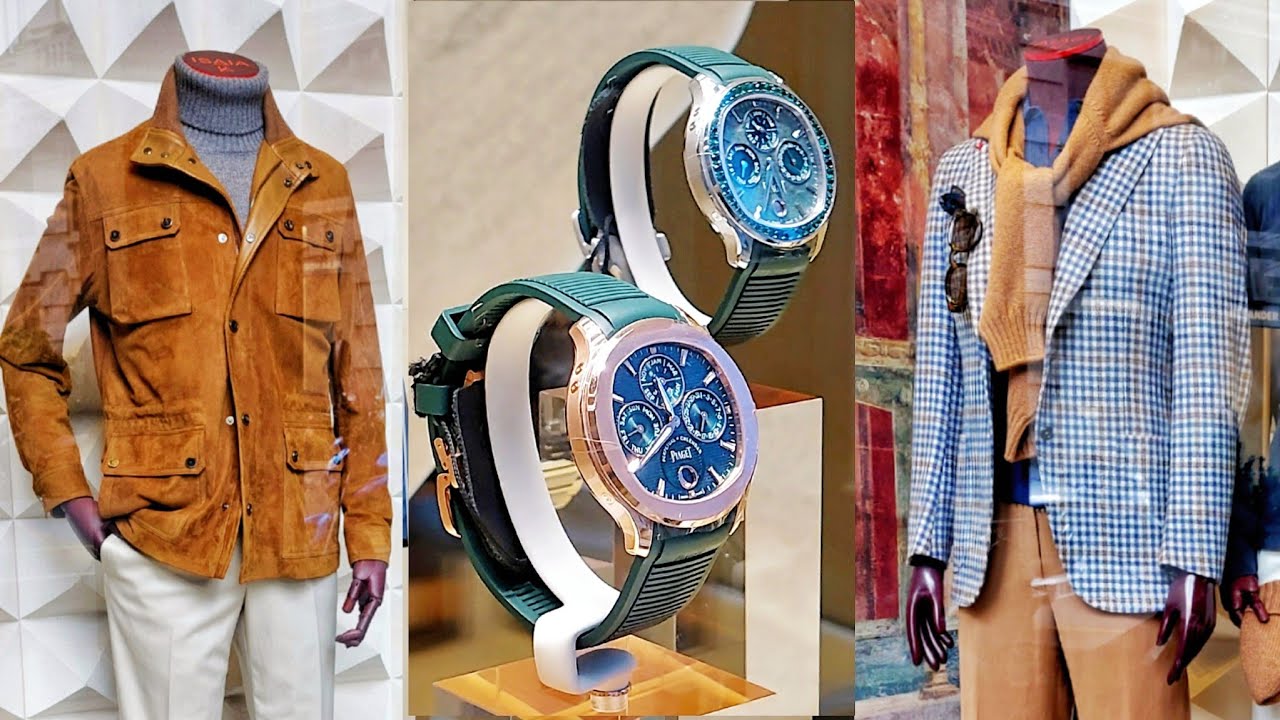 Luxury Fall/Winter Menswear and Supercars.