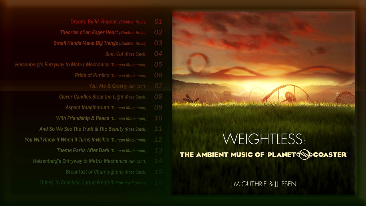 [HD] Planet Coaster - Full Official Soundtrack - Weightless