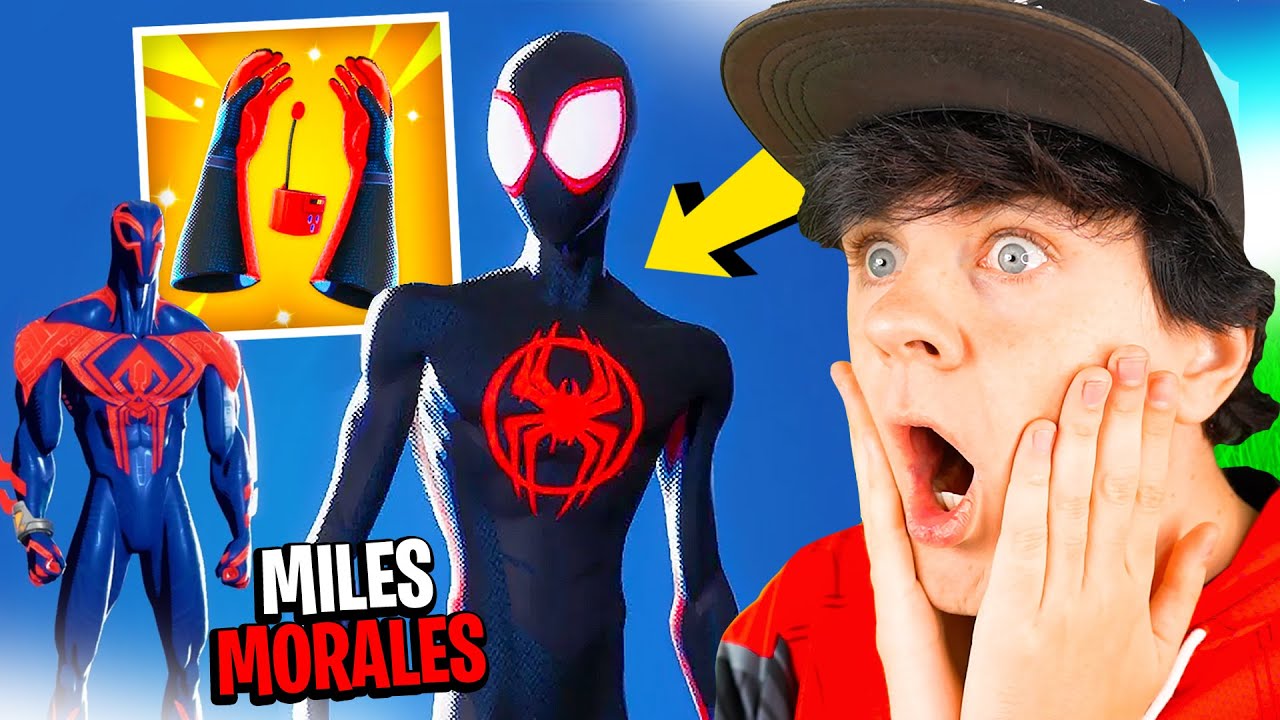 NOWY SPIDERMAN Miles Morales i SPIDERMAN 2099 w FORTNITE! *EPICKIE rękawice SPIDERMANA*