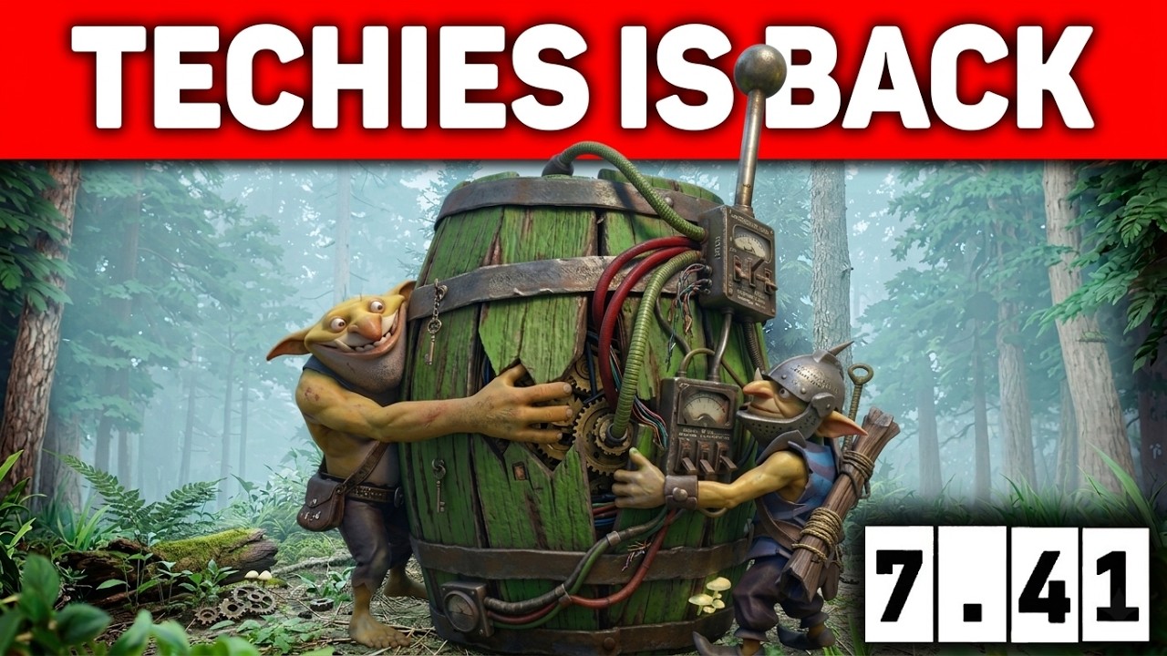 Remote Mine is Back 7.41 Techies🔥🔥🔥27 Kills x4 Divine Rapiers | Dota 2 Gameplay