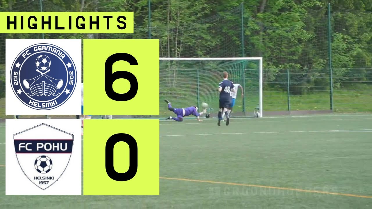 [Miesten Vitonen] FC Germania Helsinki vs Pohu/Gettopojat 6-0 | Highlights