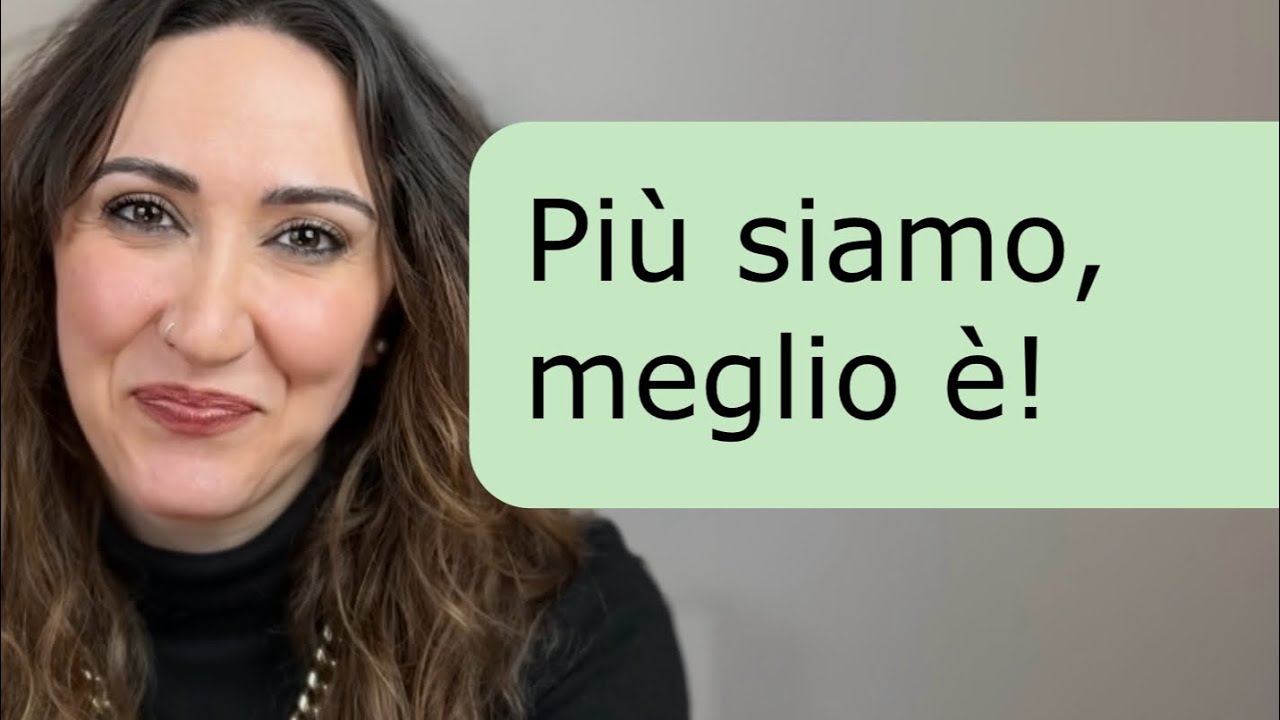“Più…, più…” | Miriam Romeo English Coach