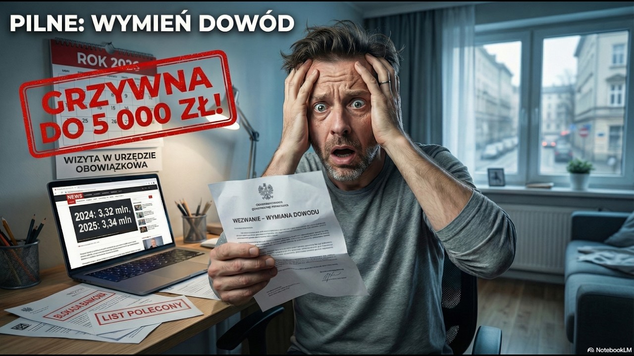 Zapłacisz 5000 zł kary? 💳 Sprawdź swój dowód! 3,6 mln Polaków straci dokument w 2026! [Zyskaj Cash]