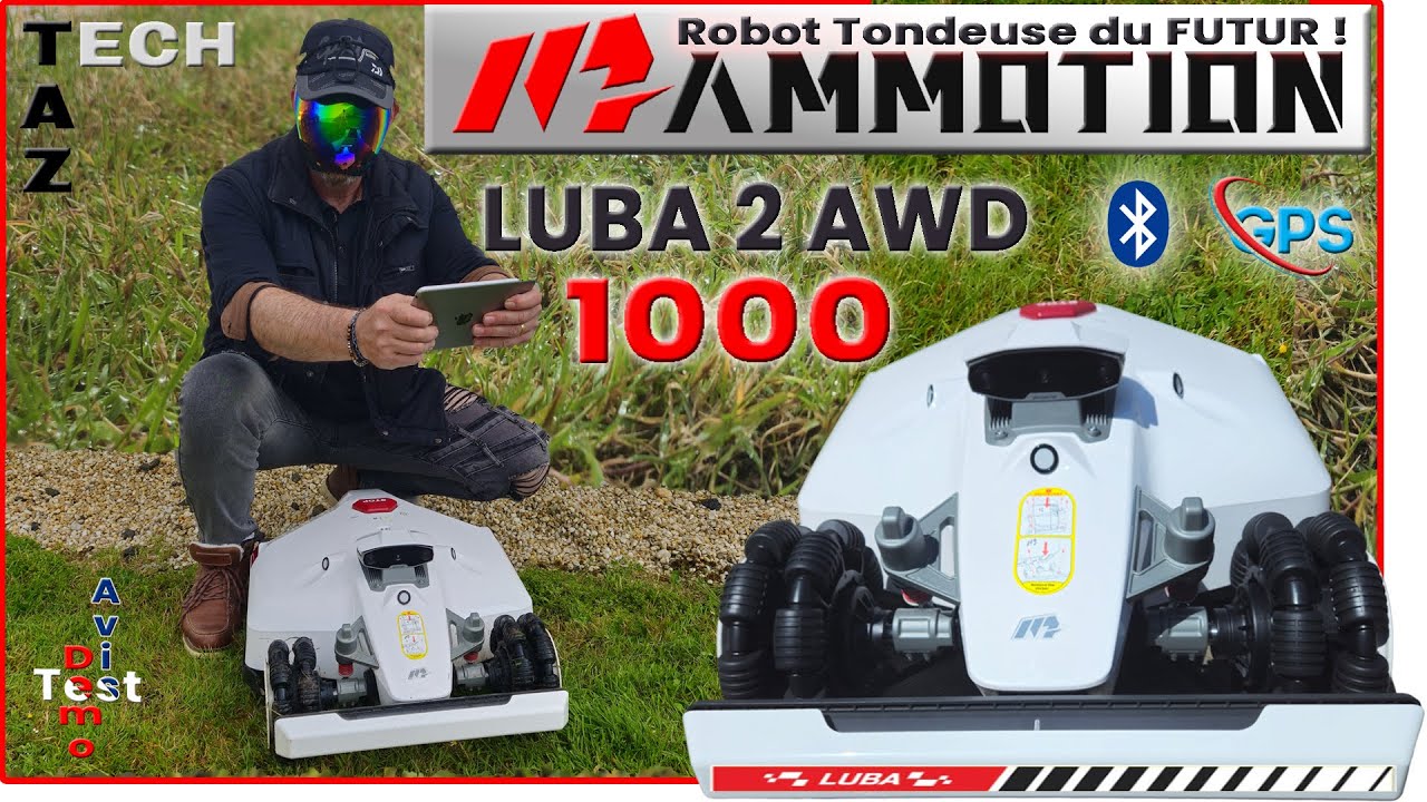 Robot Tondeuse FPV / GPS / Bluetooth - LUBA 2 AWD 1000 MAMMOTION - UN MUST HAVE !