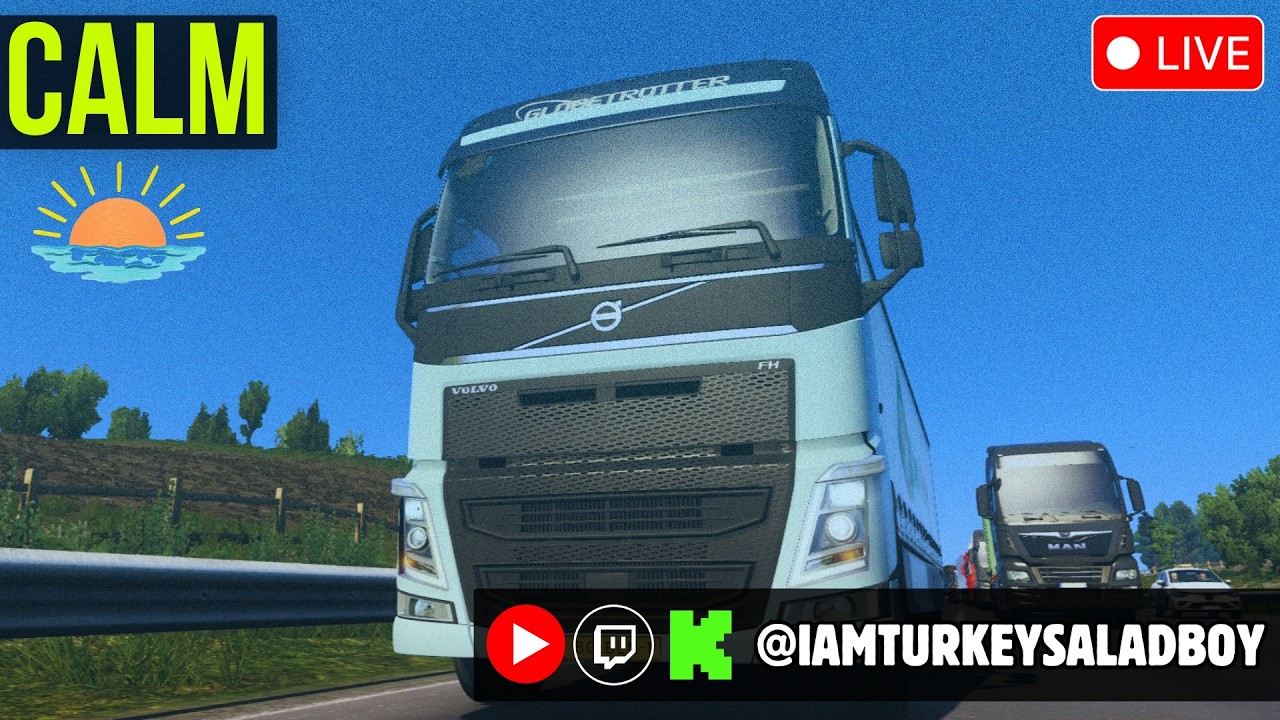🔴 Tuesday Calm Run - Background‑Friendly ETS2 Livestream