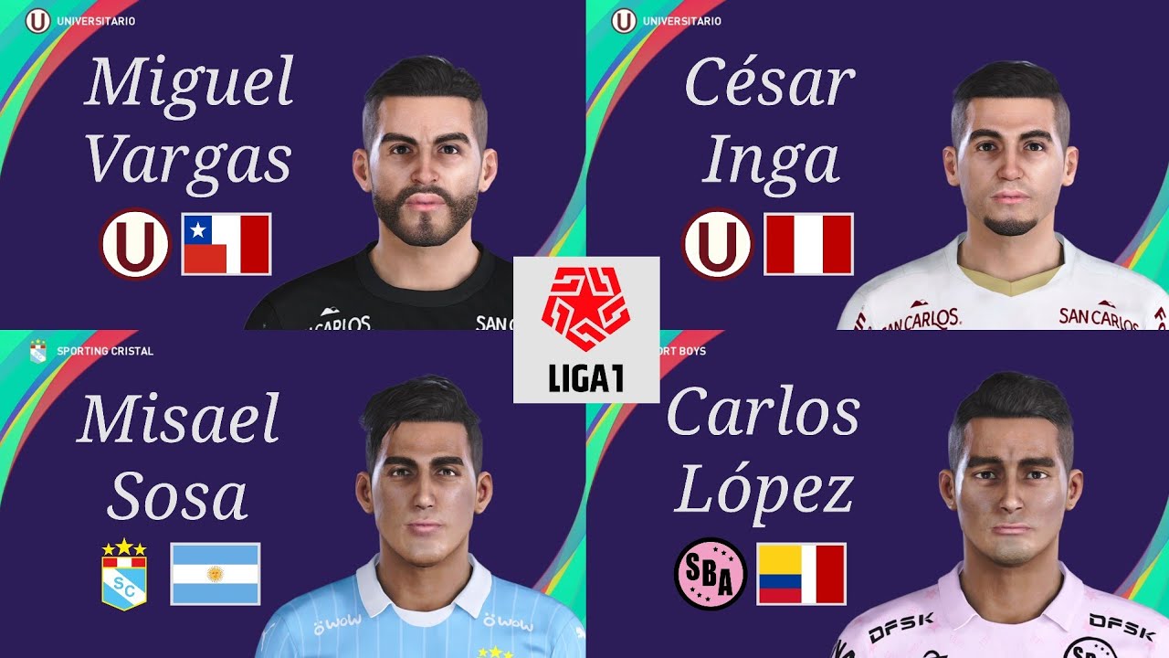 Miguel Vargas | César Inga | Misael Sosa | Carlos López - eFootball PES