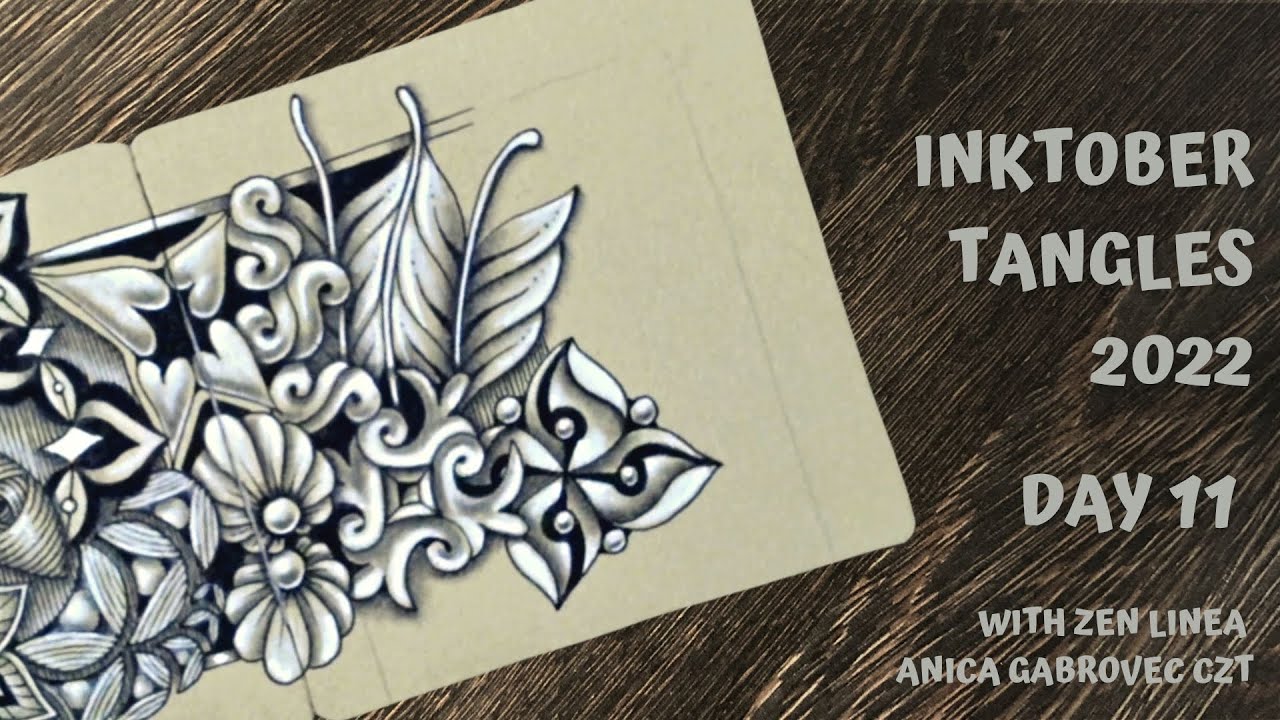 Inktober Tangles 2022 • Day 11 • Bravensword