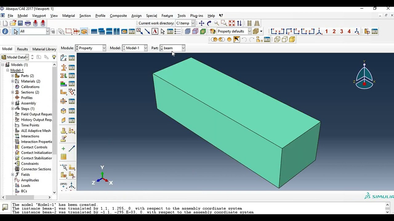 masonry wall. macromodel in Abaqus.
